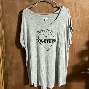 Maurices graphic tee. Size XXL